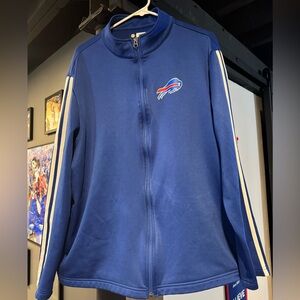 Blue Buffalo Bills NFL Apparel Track Jacket size small